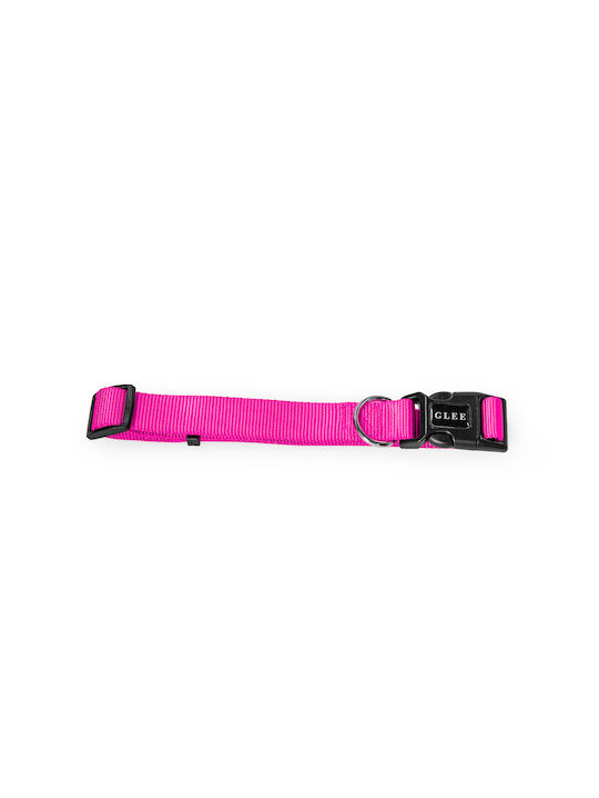 Glee Dog Collar In Pink Colour 25mm x 46 - 66cm