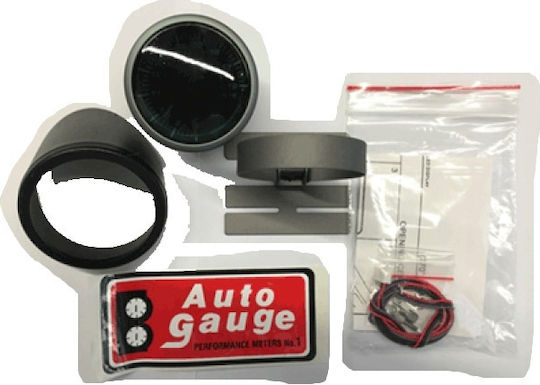 Auto Gauge Ψηφιακό Όργανο Βολτόμετρο Αυτοκινήτου 60mm Φιμέ Ηλεκτρικό 270 Μοίρες