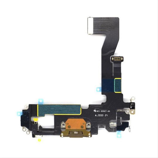 Flex Cable with Charging port in Gold colour for iPhone 12 Pro