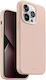 Uniq Lino Hue Magclick Back Cover Silicone Blush Pink (iPhone 14 Pro)