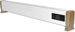 Telemax JH-NC18-18C 30-1818 Konvektorheizung Boden 1800W mit Elektronischem Thermostat 100x24cm Weiß
