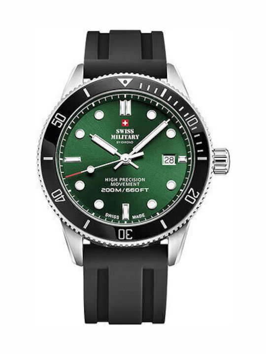 Swiss Military Herrenuhr Mit Kautschukarmband Swiss Military