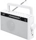LTC Audio LXLTC2028B Portable Radio Rechargeable with Bluetooth and USB White