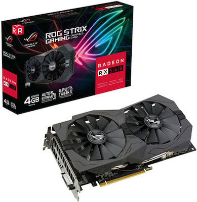 Asus Radeon RX 560 4GB GDDR5 Rog Strix Gaming Κάρτα Γραφικών