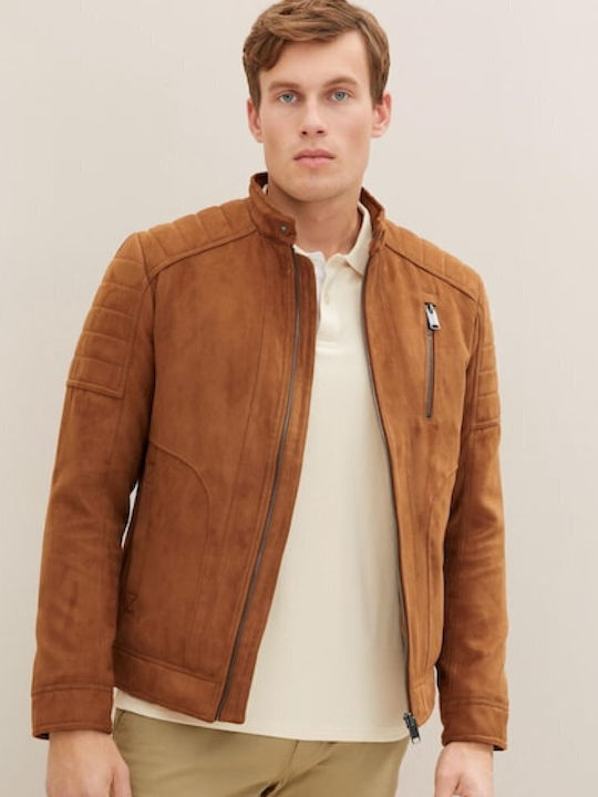 Tom Tailor Faux Leather Biker Jacket Tom Tailor Bikerjacke - Main Image