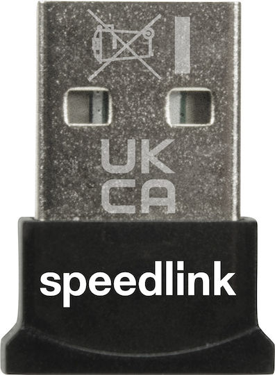 SpeedLink USB Bluetooth 5.0 Adapter με Εμβέλεια 20m (SL-167411-BK)