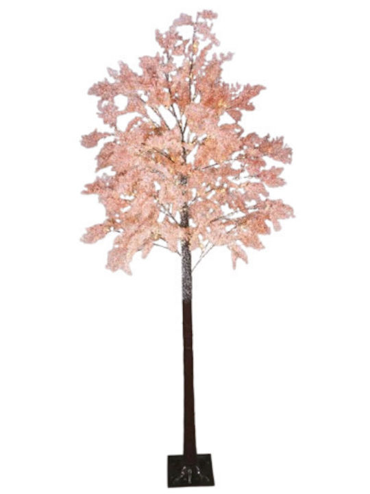 Christmas Tree Snow Flower Tree 240cm with LED Lighting Pink