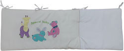 Beboulino Special Baby Crib Bumpers Classic Inside Ecru 35x110cm