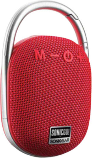 Sonic Gear Go 1 Bluetooth Speaker 5W with Radio and Battery Life up to 4 hours Red