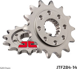 JT Sprockets Γρανάζι Μπροστά 14 Δοντιών για Honda CRF 450 Motard