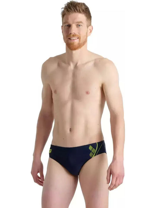 Arena Ανδρικό Μαγιό Slip Dark Blue/Green Freeze...