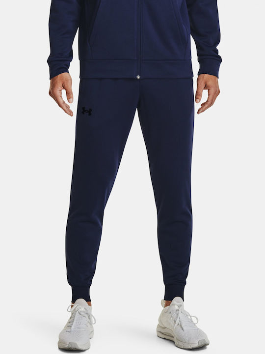 Under Armour Sweatpants with Elastic Navy Blue