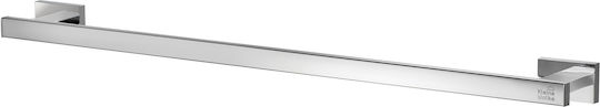 Kleine Wolke Meo Single Wall-Mounted Bathroom Rail ​60.5x7.1cm Inox Silver