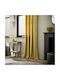 Gofis Home Vorhang mit Grommets Winter 37 Champagner Grün 140x280cm