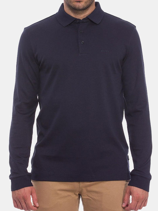 Boss Polo Bluse Marineblau