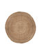 A-S Natural Covor Rotund Din paie Jute
