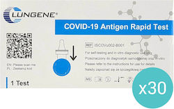 Clongene Lungene Covid-19 Antigen Rapid Test with Saliva & Nasal Sample 30pcs