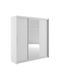 Triple Door Wardrobe Sliding Elodie White 200x61x216cm