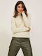 Jack & Jones Damen Langarm Pullover Beige