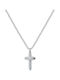 Sector Herren Kreuz aus Stahl mit Kette