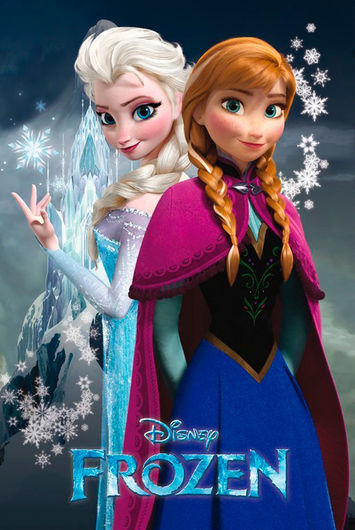 Grupo Erik Детски Постер Frozen 91.5x61бр