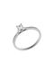 Filva Oro Single Stone from White Gold 14K