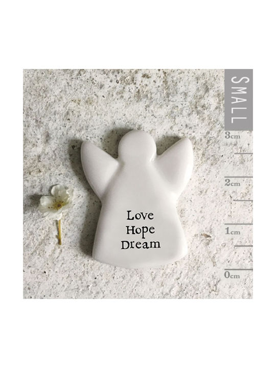 Synchronia Christmas Ceramic Figure Cherub Love, Hope, Dream