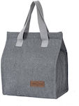 Klikareto Tasty Isothermische Hand-Lunch-Tasche Gray L23 x B15 x H26cm