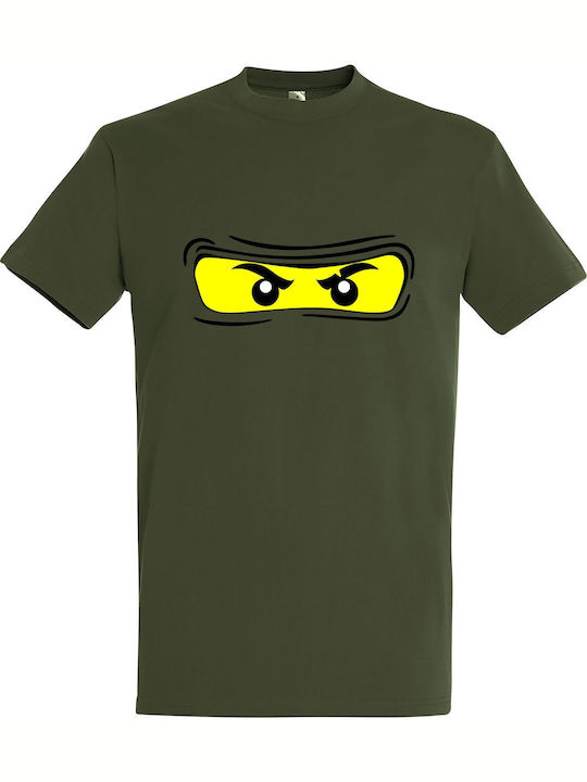 T-shirt Unisex " Ninjago Ninja Eyes ", Army