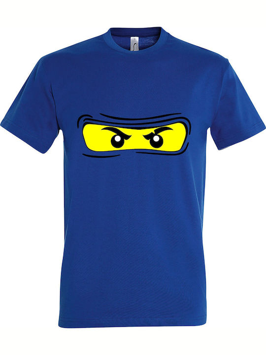 Tricou Unisex " Ninjago Ninja Eyes ", Royal Blue