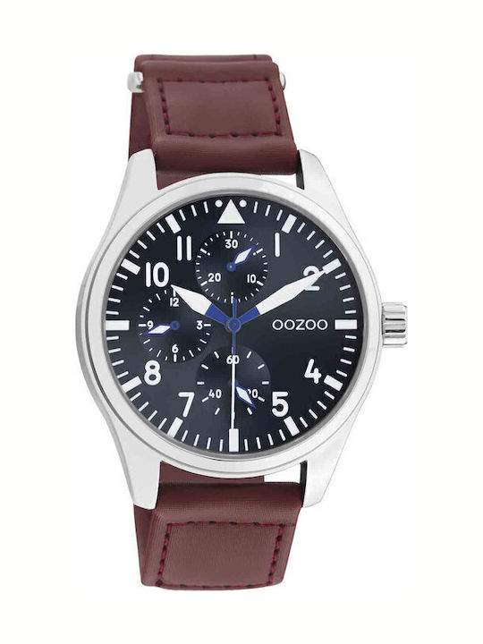 Oozoo Timepieces Ανδρικό Ρολόι 42mm Χρονογράφος...