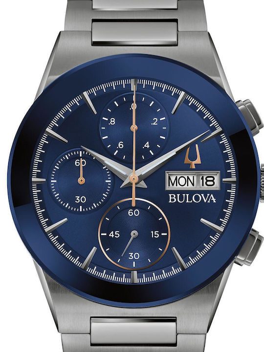 Bulova Millennia Ρολόι Μπαταρίας με Μεταλλικό Μπρασελέ Bulova Millennia Ρολόι Μπαταρίας με Μεταλλικό Μπρασελέ