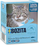 Bozita Feline Wet Food for Adult Cat in Pouch with Mackerel Without Cereals 370gr