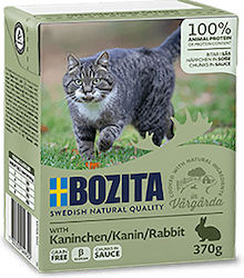 Bozita Feline Nasses Katzenfutter für Katze in Beutel mit Kaninchen 370gr