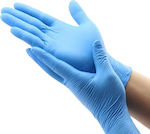 Blue Medical Nitrile Examination Gloves Powder Free Blue 100pcs