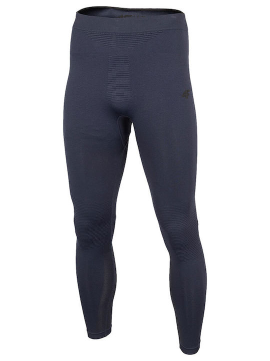 4F Pantaloni termici pentru barbati Albastru