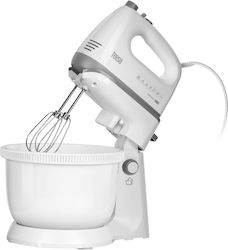 Teesa Μίξερ με Πλαστικό Κάδο 3.4lt Λευκό 400W