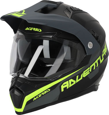 Acerbis Flip FS-606 On-Off Helmet ECE 22.06 Black/Grey