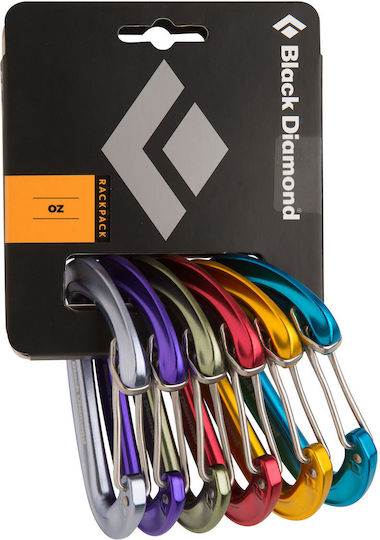 Black Diamond Black Oz Rackpack Carabiners Carabiniere Auxiliare 6buc