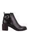 Cecile Women's Chelsea Boots with Medium Heel Black