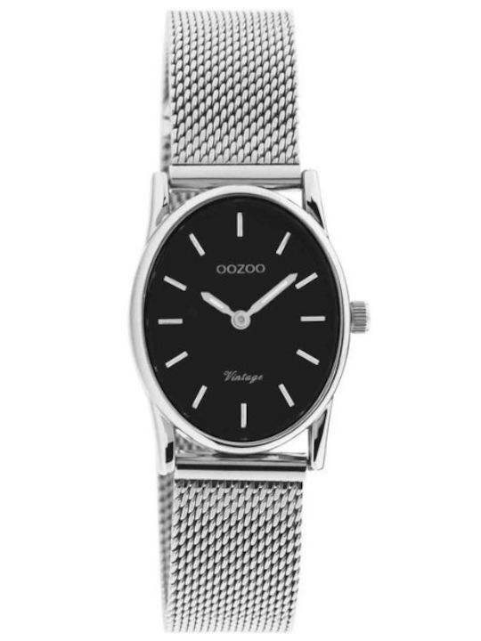 Oozoo Vintage Women's Watch with Silver Metal B...