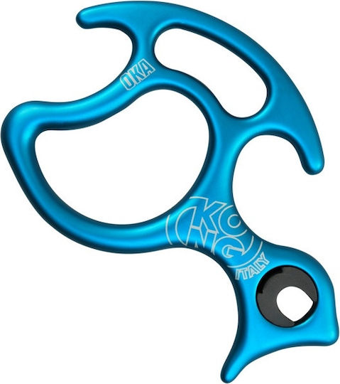 Kong Oka Multipurpose Descender 80508B400KK Οχτάρι Αναρρίχησης Μπλε