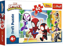 Детски Пъзел Spidey's World за 4++ Години 60бр Trefl