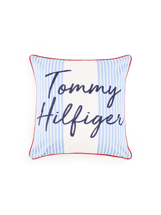 Tommy Hilfiger Față de pernă Surf Club din 100% Bumbac Blue / White 40x40cm. 9503388