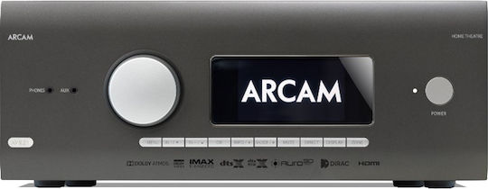 Arcam AVR21 Усилвател Home Cinema 4K/8K 7 Канала с HDR и Dolby Atmos Черен