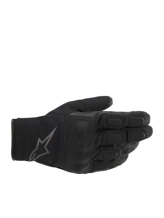 Alpinestars S-Max Χειμερινά Ανδρικά Γάντια Μηχανής Αδιάβροχα Black/Anthracite