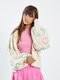 Women's Cardigan with Puffy Sleeves Glamorous - 0693 BEIGE 023000051900633