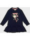 Children's Dress Long Sleeve Navy Blue
