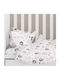 Dimcol Lily Deer Baby Cotton Pillowcase White 35x45cm