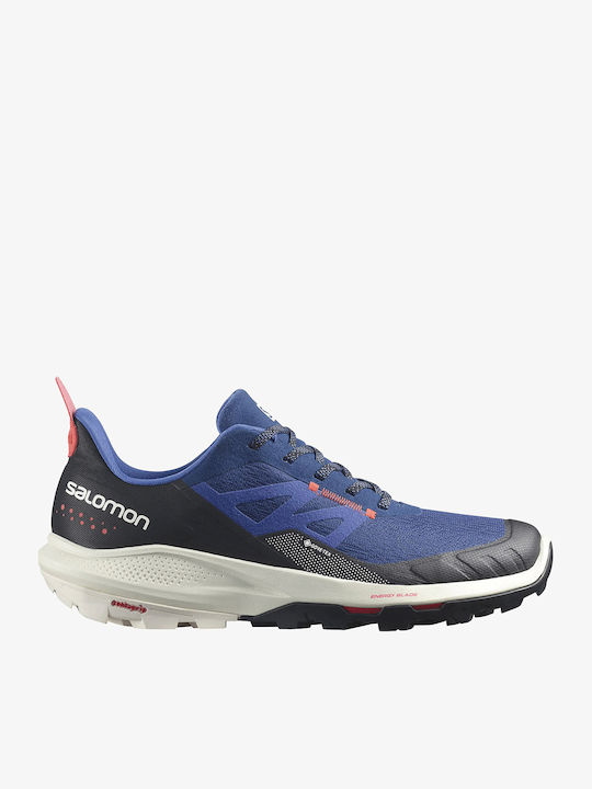 Salomon Outpulse GTX Мъжки Планински Обувки Мембрана Gore-Tex Цвят Estate Сини / Vanilla Ice / Poppy Red